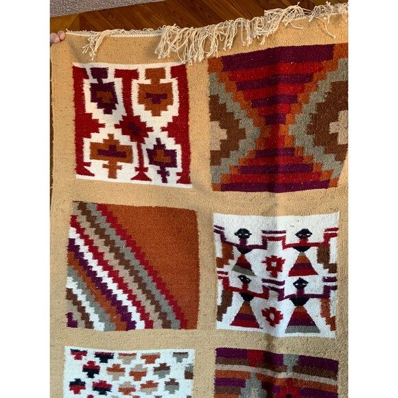 Vintage Mid-Century Tunisian Berber Rug/Tapestry - Picture 5 of 6